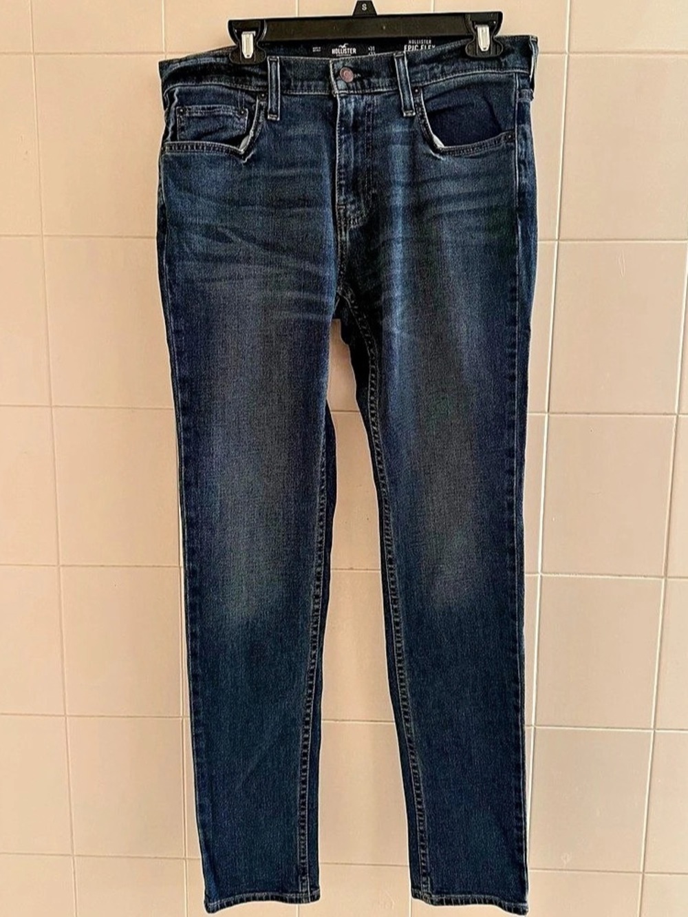Hollister Epic Flex Skinny Jeans Blue Waist 31x32 NWT